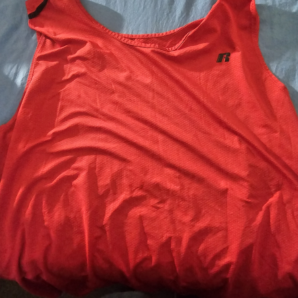 Russell Athletic Men's Bright Red Tank Top